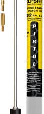 PRO SHOT STAINLESS 1PC PISTOL - CLEANING ROD 8" .22 CAL & UP