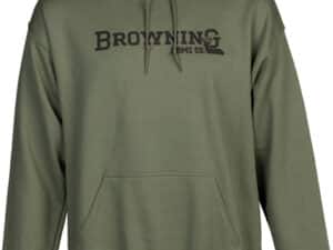 BROWNING HOODIE BRANDED BUCK - MARK GREEN XLARGE