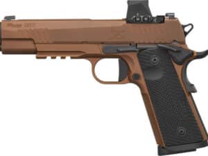 SIG 1911 X 45ACP 5" W/ROMEO-X - (2)8RD G10 STEEL COYOTE