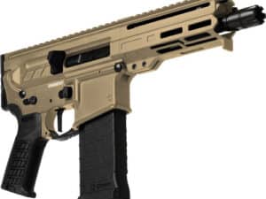 CMMG PISTOL DISSENT MK4 5.7X28 - MM 6.5" 32RD COYOTE TAN