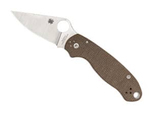 SPYDERCO PARA 3 CRU WEAR BRN MCRTA