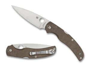 SPYDERCO NATIVE CHIEF 4.08" BRN CNVS