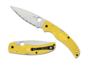 SPYDERCO NATIVE CHF SALT LW YLW SRTD