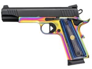 Chiappa 1911 Superior OR Handgun .45 ACP 8rd Magazines (2) 5" Barrel Multi-Color Blue Laminate Grip