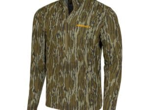 Muddy TR Lightweight Quarter Zip Long Sleeve Shirt Mossy Oak Bottomland L