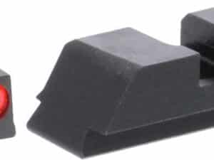 Ameriglo Red Fiber .115 FRONT Black REAR for Glock 42-43-43X-48
