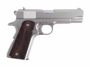Tisas 1911 Tank Commander Handgun 9mm Luger 9rd Magazines (2) 4.25" Barrel Nickel