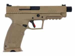 Tisas PX-9 Gen 3 Tactical Semi Auto Pistol 9mm Handgun 18rd & 20rd Magazines 5.1" Threaded Barrel FDE