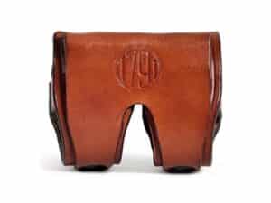 1791 Revolver Speed Loader Double Carrier 5 & 6 Shots Classic Brown