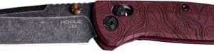 HOGUE MYSTO 3.4" ABLE LCK FLDR - CLIP POINT STONEWASH REDSTONE