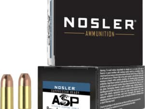 NOSLER 9MM 147GR ASP JHP - SUBSONIC 20RD 20BX/CS