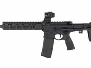 DD M4 AR15-style pistol with a 10.3-inch barrel, showcasing compact design and reliability