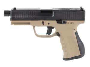 FMK G3 9MM pistol with optic-ready slide and polished stainless steel barrel