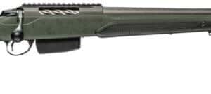 Tikka T3x Super Varmint 6mm CM rifle with 24" heavy barrel and green/tungsten Cerakote finish