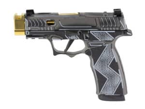 SCT Komodo Anime Series 365X 9MM Pistol with vibrant colors and custom grip design