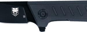 COBRATEC Small Riptide Folder with 2" D2 Blade and Black G-10 Handle