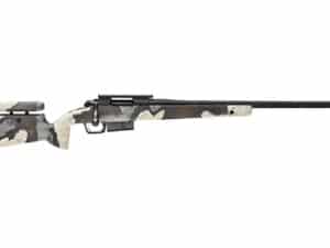 Springfield Armory Model 2020 Waypoint 6.5PRC rifle with carbon fiber stock, showcasing precision engineering for hunting