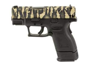 Springfield Armory XD9 DEF 9MM pistol with Tiger Stripe Camo finish