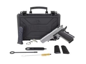 TISAS 1911 SS45R .45 ACP pistol with 4.25 inch barrel and stainless steel finish