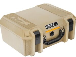 PELICAN VAULT V300 LARGE- - 5 PISTOL CSE PRE CUT FOAM TAN