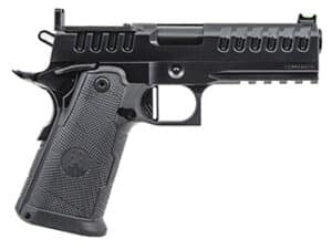 Watchtower Apache 4.25" 9MM handgun featuring a carbon-fiber grip and precision design