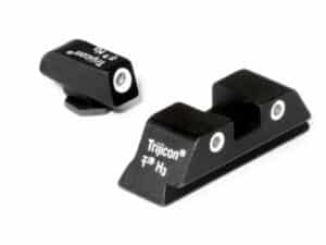 BRIGHT AND TOUGH SELF ILLUMINOUS NIGHT SIGHTS - GLOCK 20 / 21 / 29 / 30 / 36 / 40 / 41 - YELLOW REAR