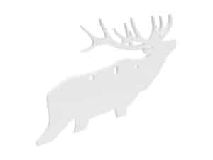 Birchwood Casey AR500 3/8" Silhouette Plate Target 3-Hole Elk