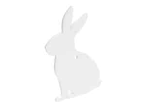 Birchwood Casey AR500 3/8" Steel 1 Hole Animal Silhouette Target - Rabbit 1/ct