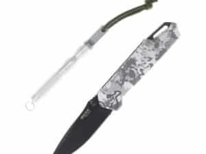Bear & Son Edge Folding Knife 3" Drop Point Blade Truetimber White Viper