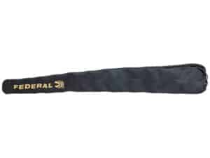 Federal Neoprene Gun Sleeve in Black, designed for rifles and shotguns up to 52 inches, showcasing durability and protection.