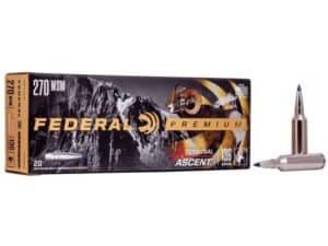 Federal Terminal Ascent Rifle Ammunition .270 WSM 136 gr 3240 fps 20/ct