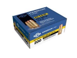 PPU 40 S&W Handgun Ammunition 180gr FMJ in a box of 200 rounds