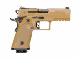 Sig Sauer P211-GT4 SAO Handgun 9mm Luger 21(2) &17(1)rd Magazines 4.2" Barrel Coyote Tan Night Sights Optic Ready