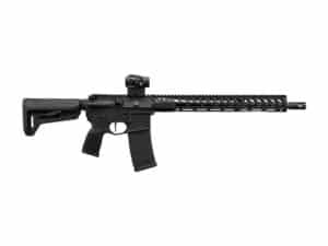 Sig Sauer M400 Forge Black Rifle with ROMEO-MSR Gen II red dot sight and adjustable stock