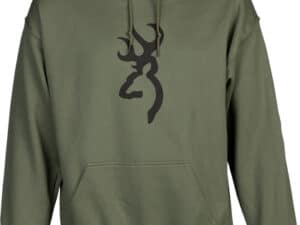 BROWNING HOODIE BACKFENCE - BROWNING ARMS GREEN LARGE
