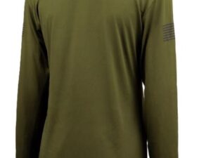 GLOCK HOODED PERFORMANCE LONG - SLEEVE SHIRT MED GREY