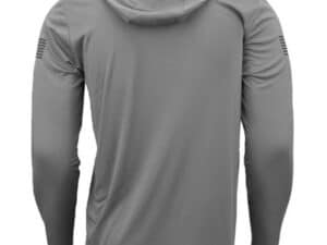 GLOCK HOODED PERFORMANCE LONG - SLEEVE SHIRT LG GREY
