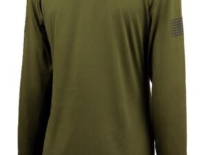 GLOCK LADIES PERFORMANCE LONG - SLEEVE SHIRT MED MILITARY GRN