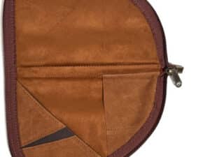 PALMETTO PISTOL CASE SMALL - OX BLOOD-BROWN BUFFALO