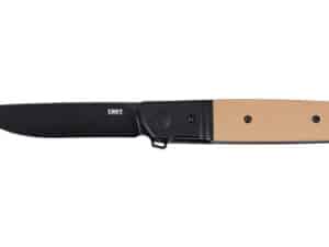 CRKT BAMBOOZLED 3.34" PLAIN BROWN