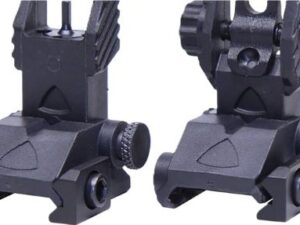 GUNTEC AR-15 EZ SIGHTS POLY - BACK UP THIN IRON SIGHT SET