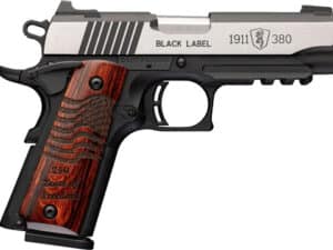 BROWNING 1911-380 BLACK LABEL - MED PRO 380ACP 3.62" RAIL 250