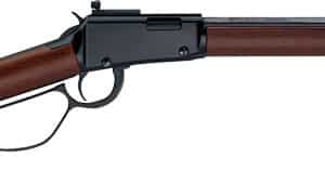 HENRY H1 TRACKER CARBINE - 22WMR 16.5" LL BLUED WALNUT