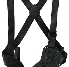 MICHAELS V-SHOULDER HOLSTER - #0 RH NYLON BLACK