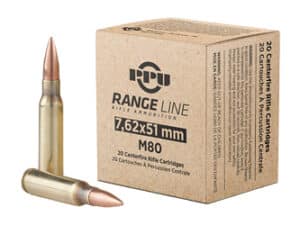 PPU RANGE 7.62X51 145GR FMJBT 20/500