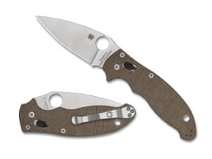 SPYDERCO MANIX 2 BRN CANVAS CPM