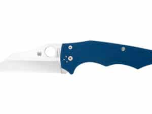 SPYDERCO YOJUMBO 3.98" BLU/SLV PLAIN