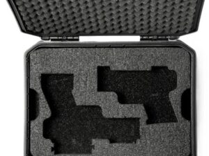 PELICAN PRECUT VAULT FOR 2 - GUNS AND MAGS UNIVERSAL BLACK
