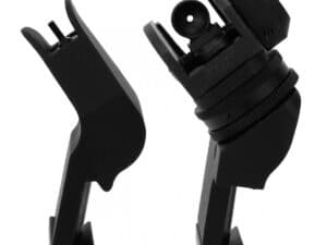 TacFire AR-15 45 Degree Rapid Transition Back Up Sights Black Aluminum