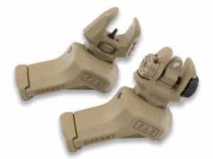 FAB Defense FRBS Offset Rifle Sights Kit Tan